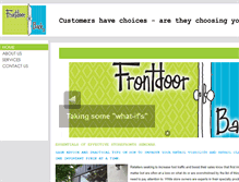 Tablet Screenshot of frontdoorback.com